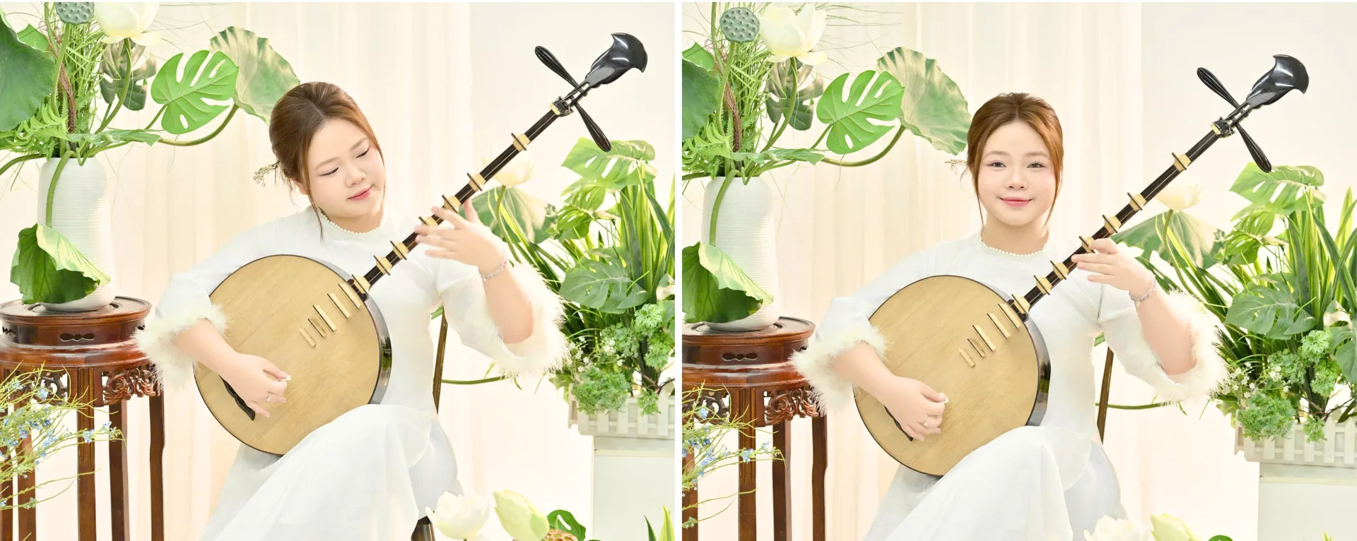 Giảng viên biểu diễn đàn nguyệt