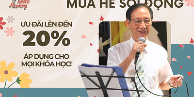 Mùa Hè Sôi Động, Ưu Đãi Lên Tới 20% Cùng Voice Academy