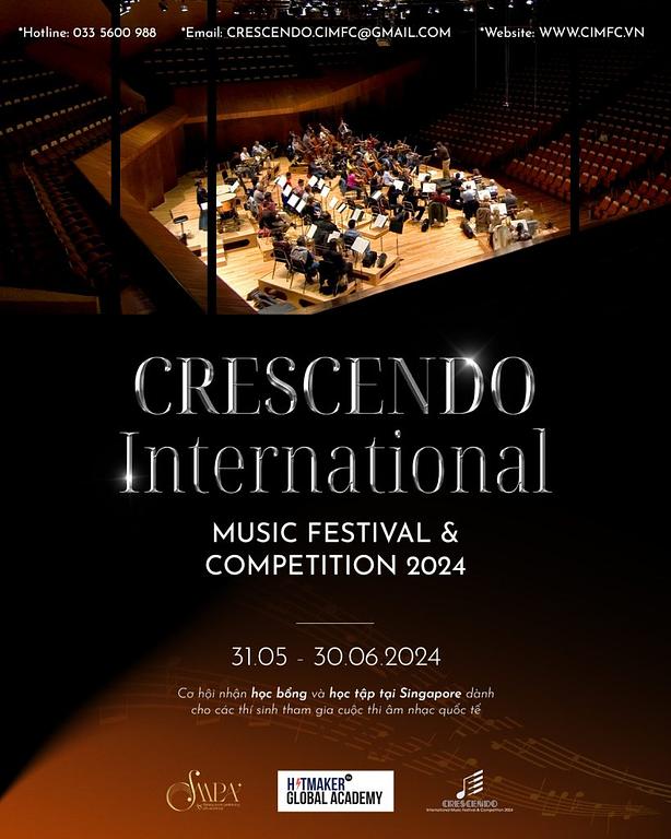 Học viên Voice Academy trúng tuyển vòng Audition của cuộc thi Crescendo International Music Festival & Competition 2024