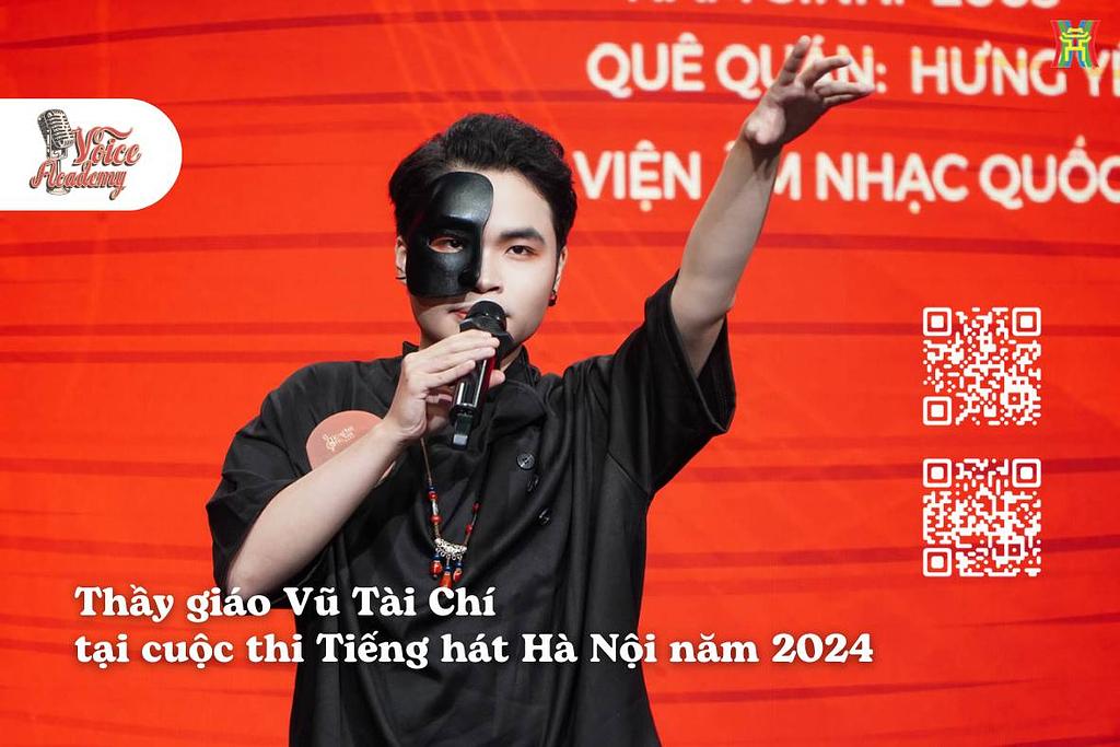 Cùng cổ vũ cho thầy giáo Tài Chí tại cuộc thi Tiếng hát Hà Nội 2024