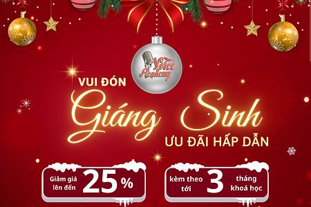 Cùng Voice Academy đón Giáng sinh – Ưu đãi lên đến 25%