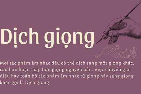 Làm sao để dịch giọng một bài hát?
