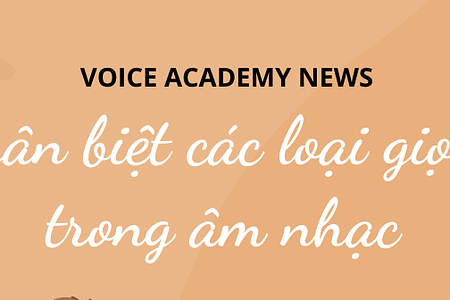 Phân biệt các loại giọng trong âm nhạc
