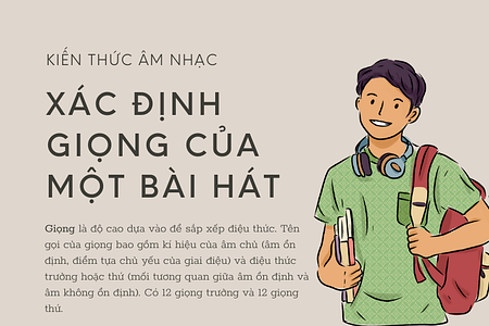 Cách xác định giọng của một bài hát