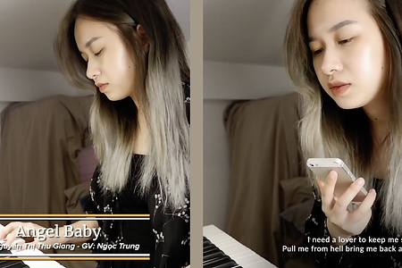 LET MUSIC BEGINS | Angel Baby – HV Thu Giang – GV Ngọc Trung