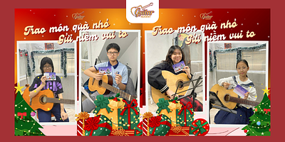 Cùng Guitar Academy trao món quà nhỏ, gửi niềm vui to