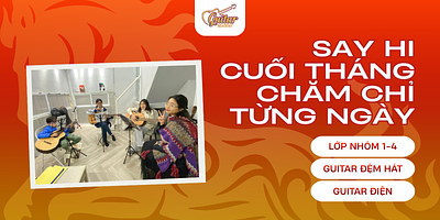 Tháng 1 Tràn Đầy Năng Lượng Cùng Guitar Academy