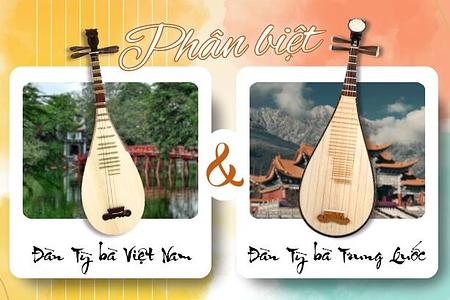 PHÂN BIỆT ĐÀN TỲ BÀ VIỆT NAM VÀ TỲ BÀ TRUNG QUỐC