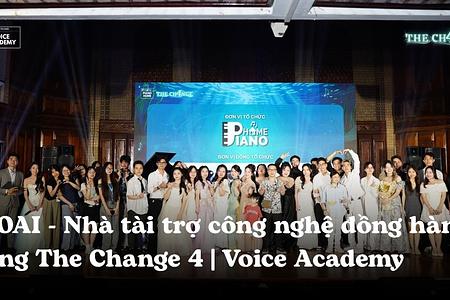 100AI – Nhà tài trợ công nghệ đồng hành cùng The Change 4 | Voice Academy