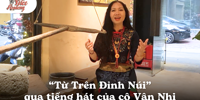 Cô Học viên Vân Nhi và giọng hát lay động lòng người qua ca khúc “Từ trên đỉnh núi”