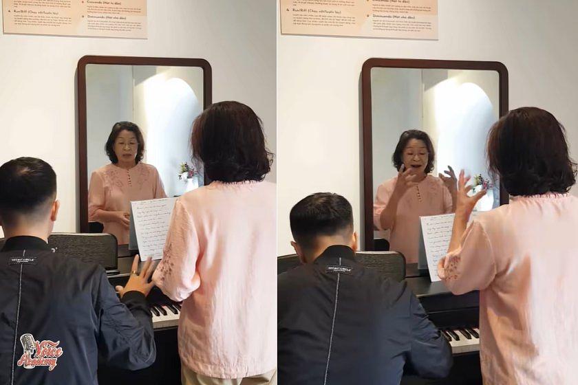 Luyện giọng cùng cô Ngọc Mai – học viên lớn tuổi tại Voice Academy